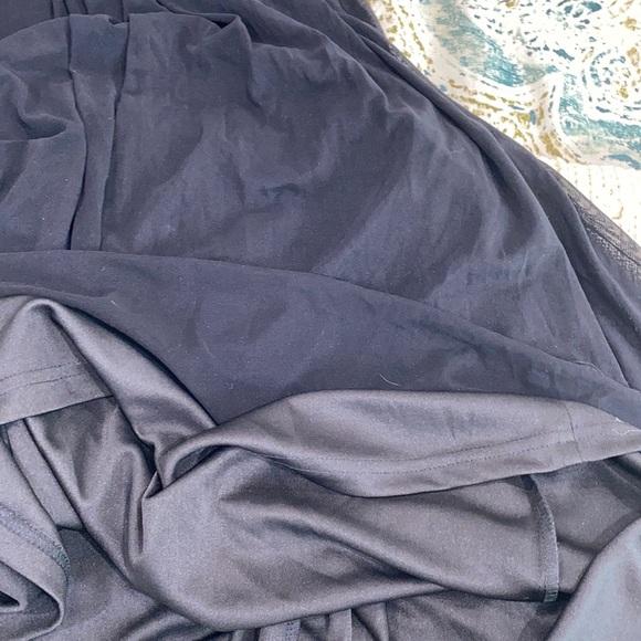 Cachet black Roman halter style maxi formal gown size 4 - Picture 9 of 9